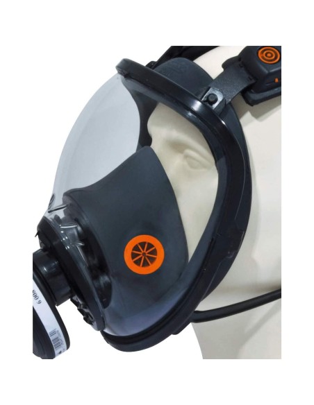 4 - Maschera pienofacciale respiratore Deltaplus m9200 rotor galaxy antigas