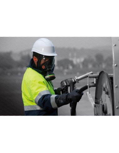 7 - Maschera pienofacciale respiratore Deltaplus m9200 rotor galaxy antigas