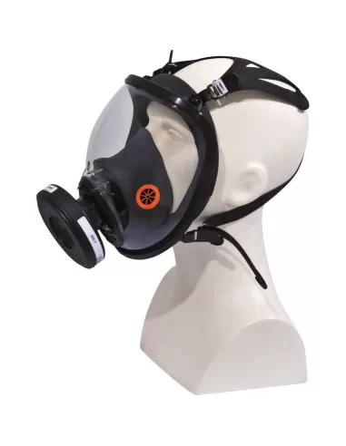 1 - Maschera respiratore Deltaplus pienofacciale m9300 strap galaxy antigas