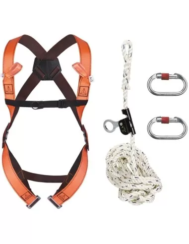 1 - Kit anticaduta sicurezza mantenimento panoply Deltaplus elara150 imbragatura