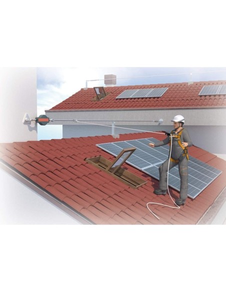 2 - Kit anticaduta sicurezza mantenimento panoply Deltaplus elara150 imbragatura