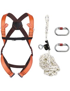 1 - Kit anticaduta sicurezza mantenimento panoply Deltaplus elara170 imbragatura