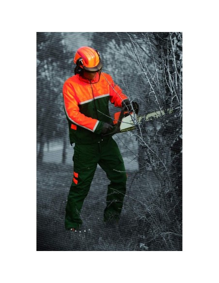 2 - Giacca giubbotto Deltaplus epicea 3 protezione anti taglio motosega da boscaiolo