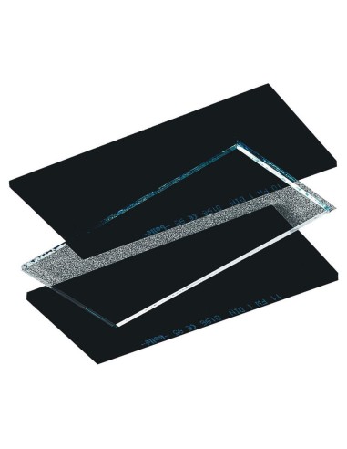 1 - Kit 5 vetri 108x51 incolore Deltaplus filter-in per maschera saldatrice