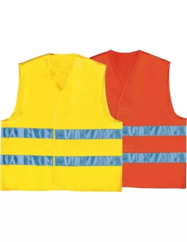 1 - Gilet Deltaplus gilp2 casacca lavoro alta visibilita' giallo arancio fluo