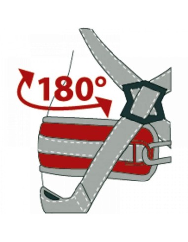 3 - Imbracatura anticaduta con cintura 4 punti d'ancoraggio Deltaplus har44el