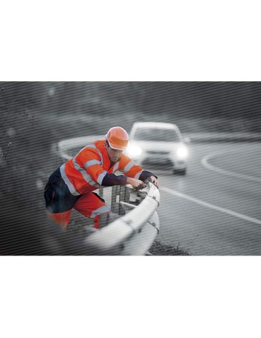 2 - Giubbotto giacca Deltaplus phve2 alta visibilita' lavoro giallo arancio fluo