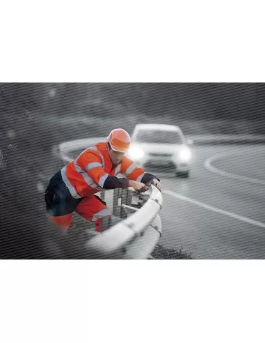 2 - Giubbotto giacca Deltaplus phve2 alta visibilita' lavoro giallo arancio fluo