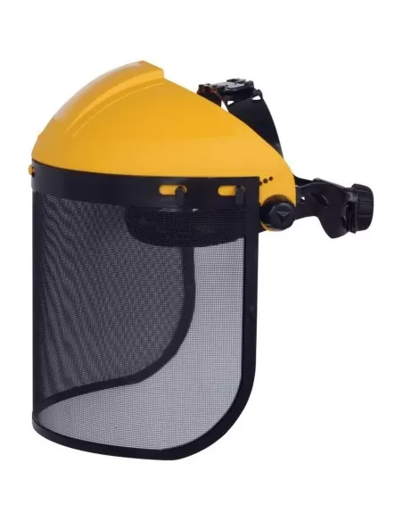 1 - Porta visiera Deltaplus pico2 + visiera visorg rete x elmetti protezione lavoro