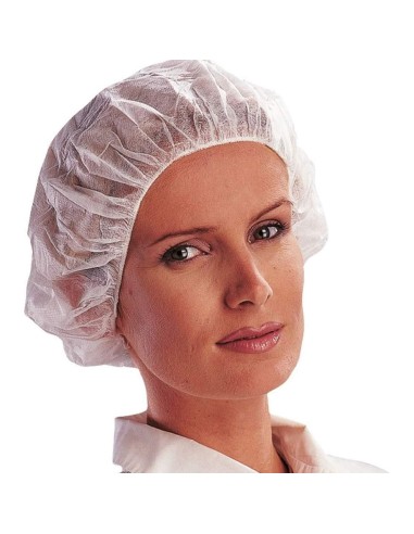 Kit 100 cuffie monouso Deltaplus po110 rotonda professionale bianca lavoro