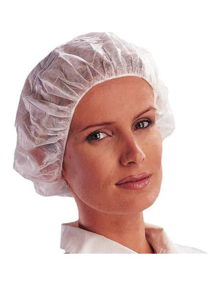 Kit 100 cuffie monouso Deltaplus po110 rotonda professionale bianca lavoro