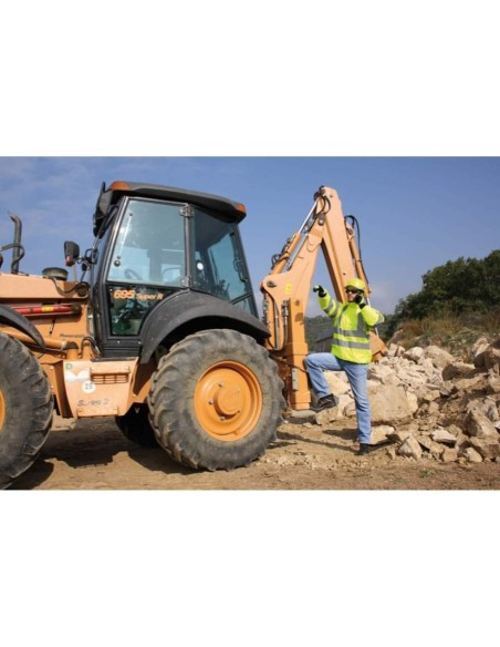 2 - Giacca giubbotto Deltaplus reno hv gilet da lavoro alta visibilita' invernale