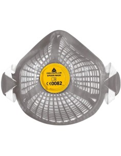 1 - Kit 5 mascherine ffp2w Deltaplus spidermaskp2w x5 con valvola x vapori organici