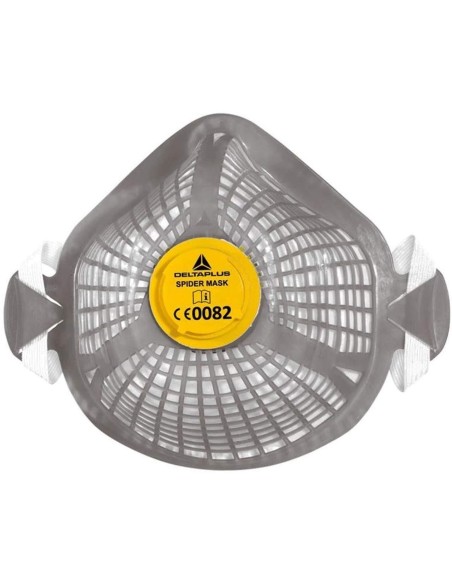 1 - Kit 5 mascherine ffp2w Deltaplus spidermaskp2w x5 con valvola x vapori organici