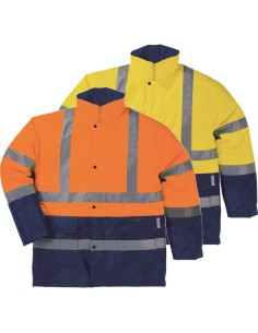 1 - Giacca giubbotto Deltaplus strada 2 parka da lavoro alta visibilita' invernale
