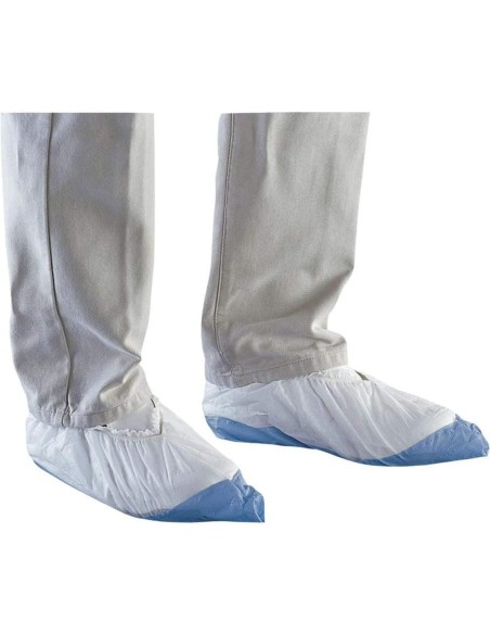 1 - Kit 50 paia copri sovra scarpe monouso lavoro Deltaplus surchplus calzari