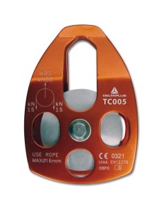 1 - Puleggia Deltaplus tc005 dispositivo anticaduta di sicurezza imbragatura