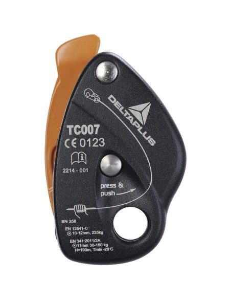 1 - Dispositivo auto-bloccante per discesa e risalita Deltaplus tc007