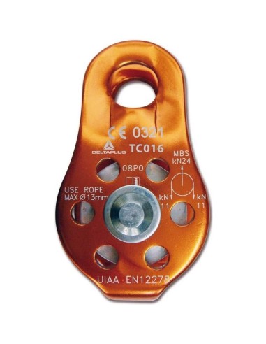 1 - Mini puleggia Deltaplus tc016 dispositivo anticaduta di sicurezza imbragatura