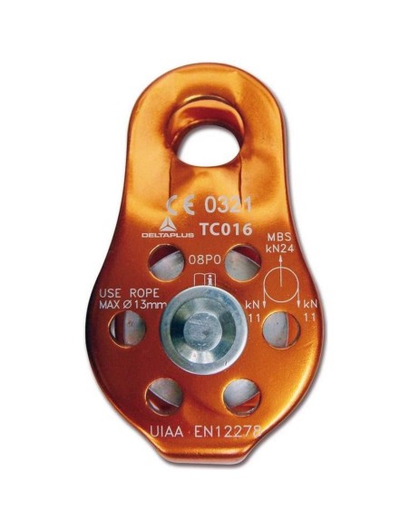 1 - Mini puleggia Deltaplus tc016 dispositivo anticaduta di sicurezza imbragatura
