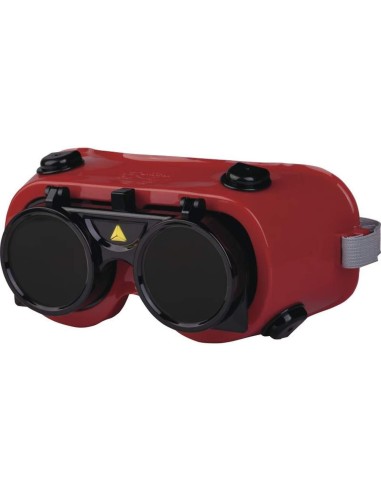 1 - Occhiali maschera protezione protettivi lavoro saldatore Deltaplus toba3 t5