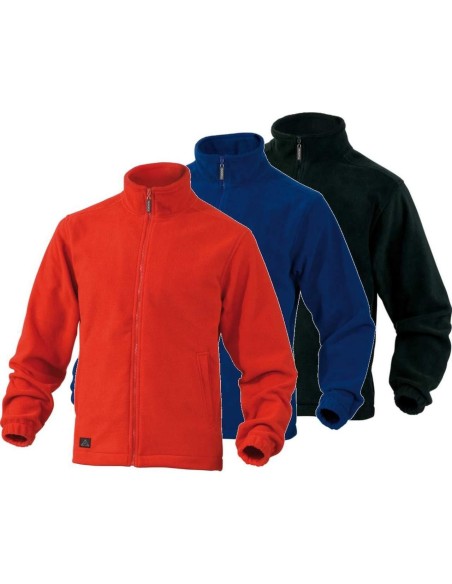 1 - Giacca Deltaplus vernon termica invernale felpa in pile da lavoro