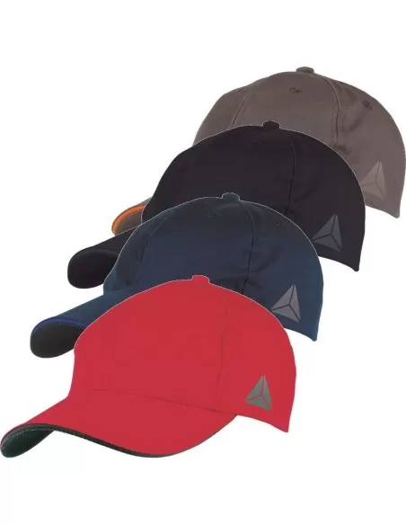 1 - Cappello berretto Deltaplus verona da lavoro rosso grigio blu nero 1 - Cappello berretto Deltaplus verona da lavoro rosso grigio blu nero