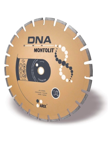 DISCO DIAMANTATO DNA MONTOLIT LXA PER CALCESTRUZZO E ASFALTO