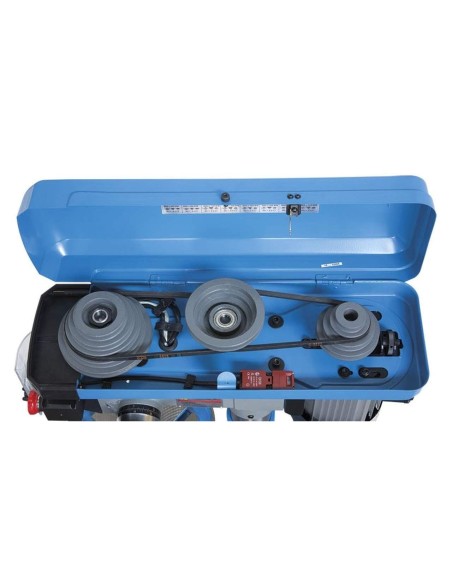 Trapano a colonna da banco con trasmissione a cinghia 750w Fervi 0242