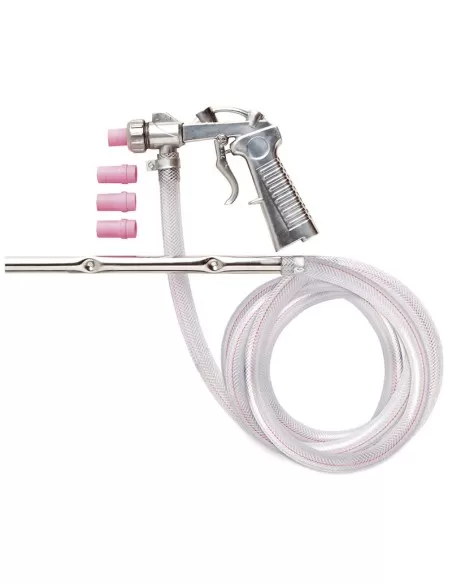 1 - Pistola sabbiatrice x sabbiare sabbiatura con ugelli e tubo Fervi 0290