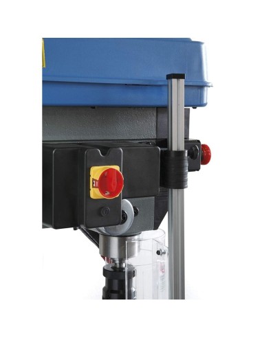 Trapano a colonna trasmissione a cinghia motore monofase 1500w Fervi 0754/230v