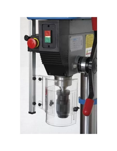 5 - Trapano a colonna trasmissione a cinghia motore monofase 1500w Fervi 0754/230v