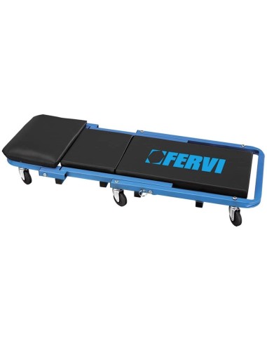 Sgabello lettino sotto macchina sottauto 2 in 1 officina Fervi 0645/ss