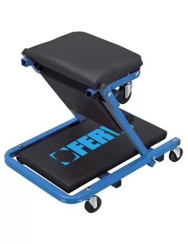 Sgabello lettino sotto macchina sottauto 2 in 1 officina Fervi 0645/ss