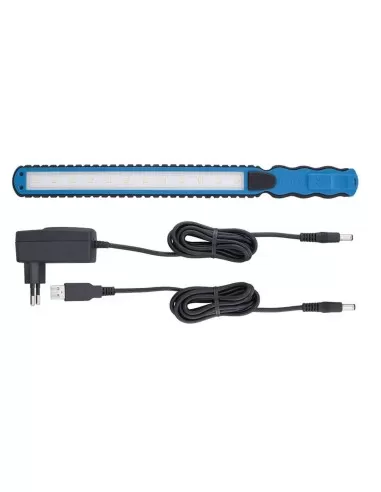 1 - Lampada torcia a led ricaricabile ultra sottile Fervi l008