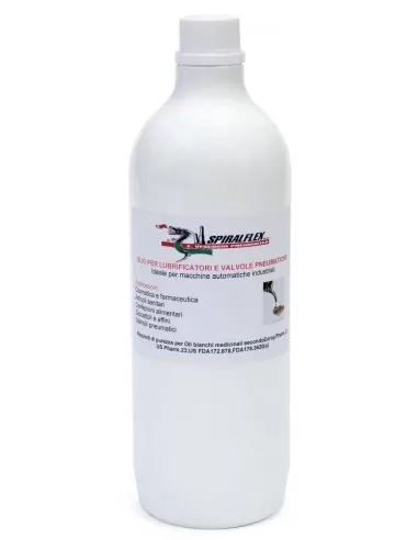 1 - Olio 1 litro per lubrificatori e valvole pneumatiche compressore