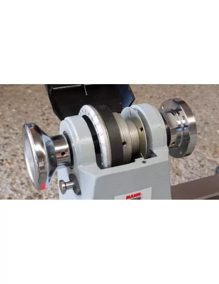 Tornio da legno 735w 510mm da banco con variatore di velocità holzmann d510f