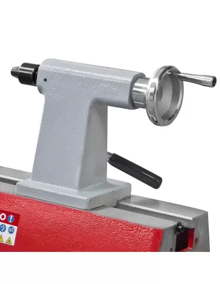 Tornio da legno 735w 510mm da banco con variatore di velocità holzmann d510f