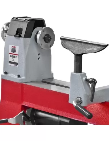 Tornio da legno 735w 510mm da banco con variatore di velocità holzmann d510f