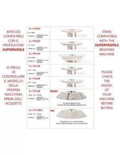 DISCHI FRESE DIAMANTATE MONTOLIT PER PROFILATORE SUPERPROFILE