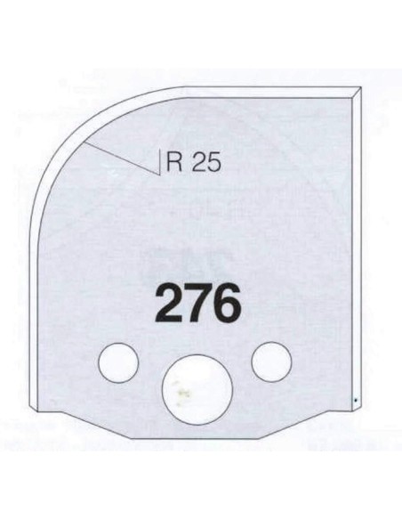 1 - Coppia coltelli sagomati lavorazione legno per fresa toupie 50mm mod.276