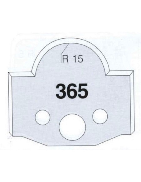 1 - Coppia coltelli sagomati lavorazione legno per fresa toupie 50mm mod.365