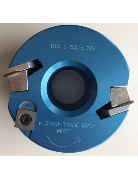 1 - Testa portacoltelli per fresa toupie combinata 100x50x35 mm