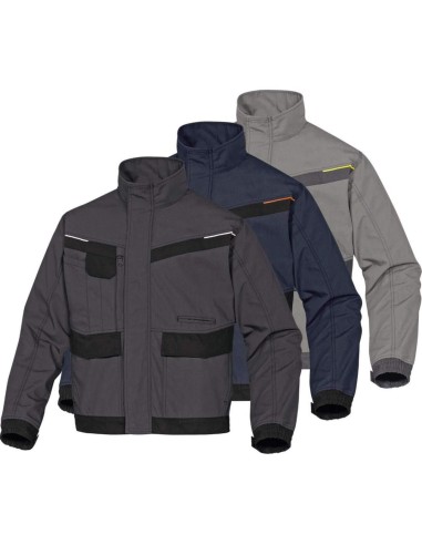 37 - Giubbotto da lavoro giacca multitasche con zip Deltaplus mcve2 mach 2 corporate