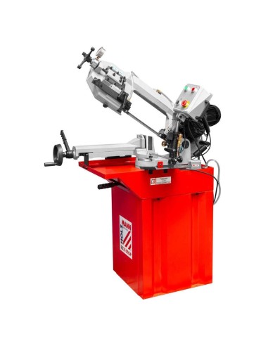 Segatrice a nastro con discesa manuale idraulica e basamento holzmann bs210top