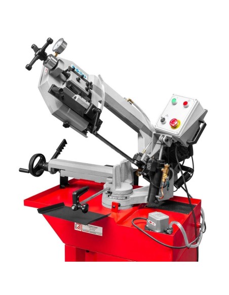 Segatrice a nastro con discesa manuale idraulica e basamento holzmann bs210top