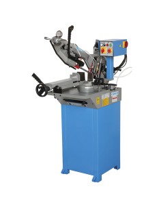 Segatrice a nastro per metallo ferro discesa manuale e idraulica da 400V con base Fervi 0692