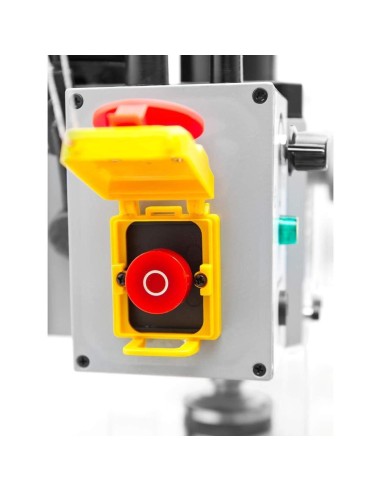 Trapano fresa da banco ad ingranaggi inclinabile 230v 3-13mm holzmann bf16v