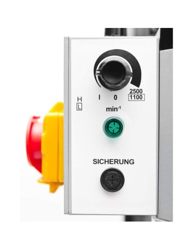 Trapano fresa da banco ad ingranaggi inclinabile 230v 3-13mm holzmann bf16v