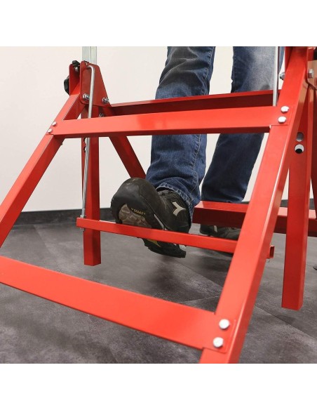 2 - Cavalletto banco piano lavoro pieghevole richiudibile con morse holzmann wst20